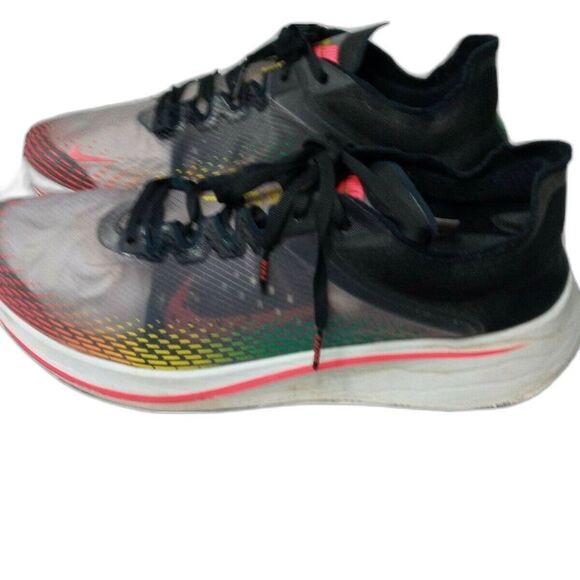 Nike Zoom Fly SP Fast Shoes Mens Size 15  Black Lucid Green Red Orbit main image 6